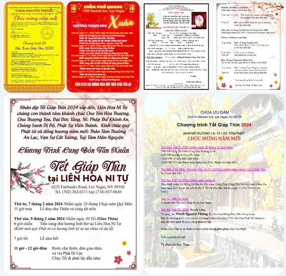 Chương trình Tết của các Chùa ở Las Vegas