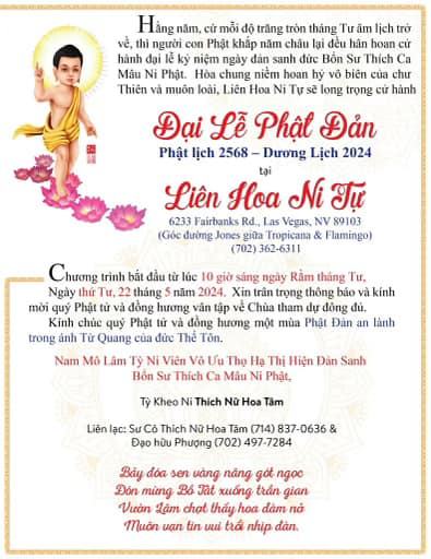 Đại lễ Phật Đản 2024